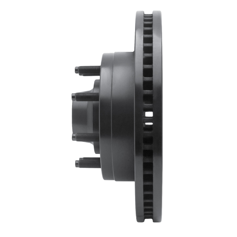 Ford E-250 Brake Rotor (1) - Front Right - R1 Concepts - Drilled & Slotted - Black - `08-`25